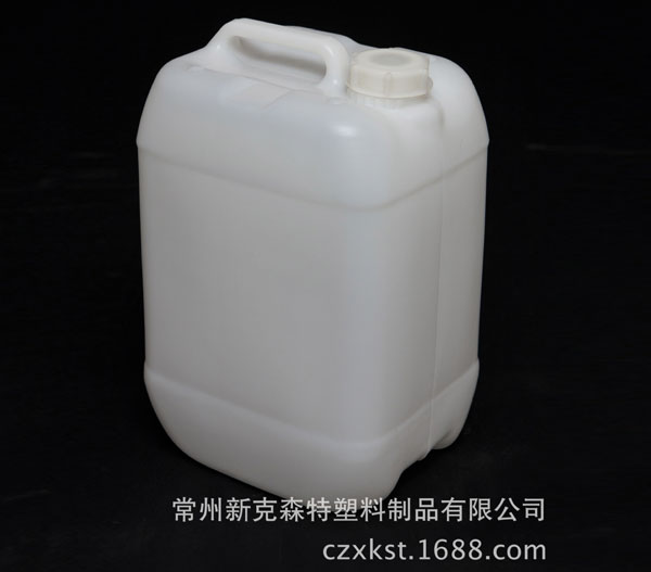 食品級10L化學(xué)品包裝桶，吹塑容器 耐高溫高壓白色化工塑料方桶